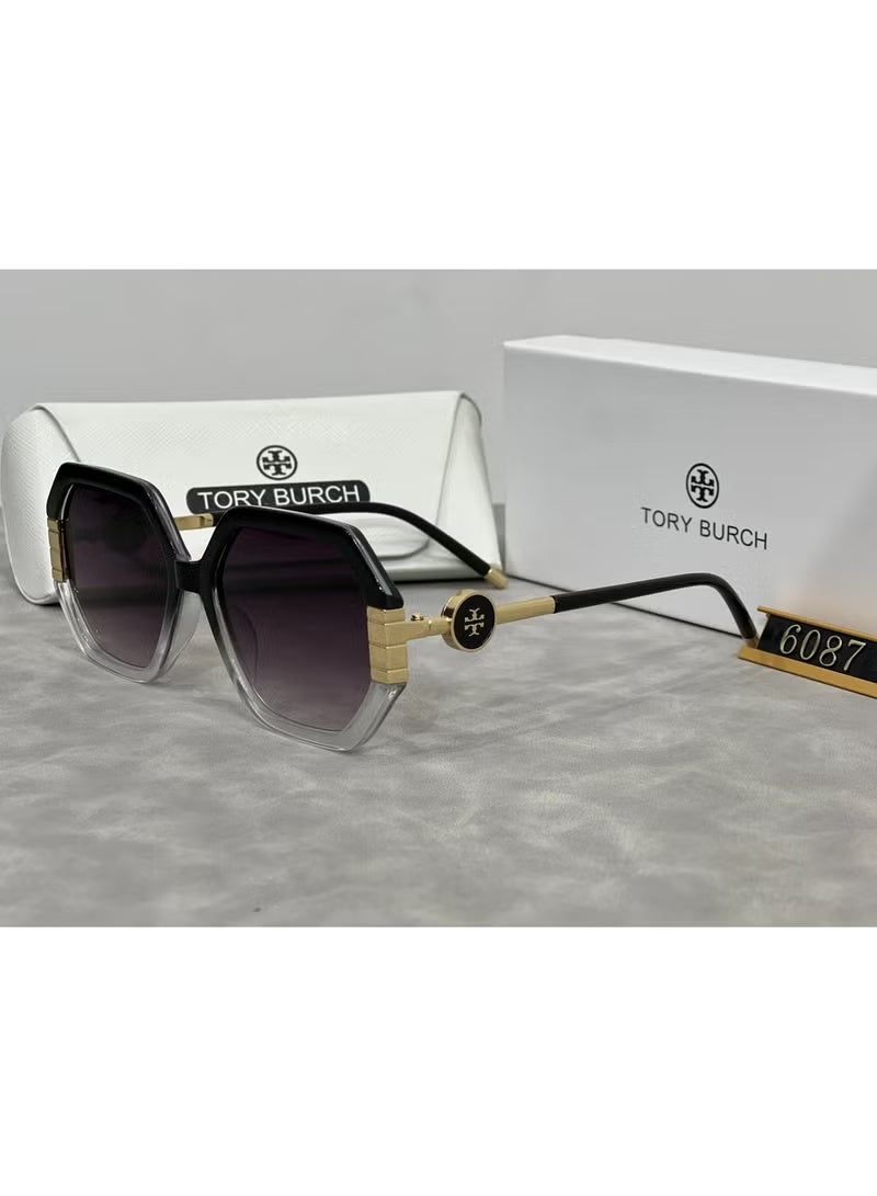 Tory Burch 100 ٪ UVA / UVB حماية النظارات الشمسية المعدنية للجنسين